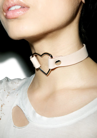 Hermosa Heart O-Ring Choker