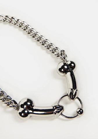 Double The Dick Chain Necklace