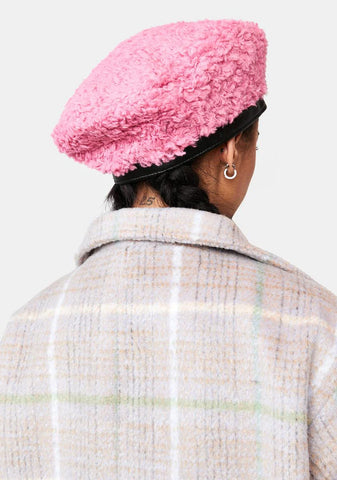Pink Fawn Beret