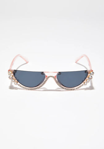 Sweet Crystal Vizion Half Sunglasses