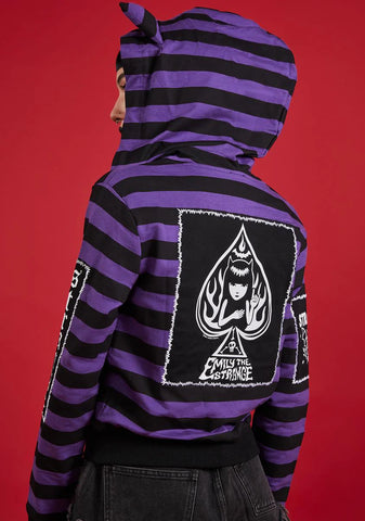 Ace Of Spacey Striped Hoodie