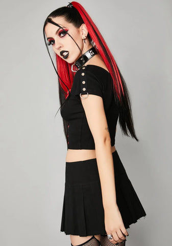 Worlds Apart Mini Skirt