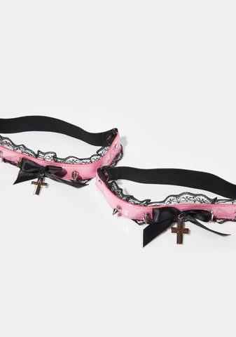 Love And Death Leg Garters