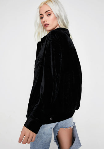 Ready For You Velvet Jacket