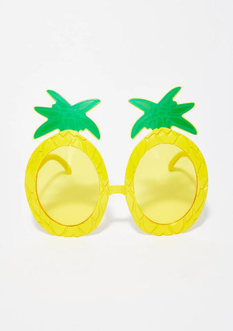 Taste The Tropics Pineapple Sunglasses