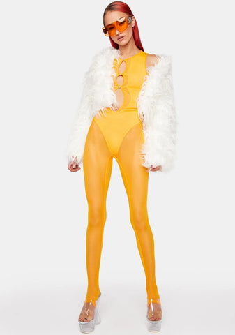 Modern Fusion Mesh Jumpsuit