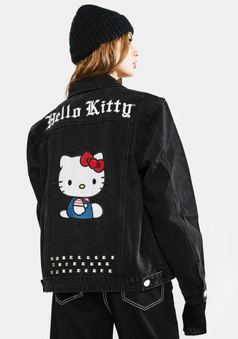 Make My Own Way Denim Trucker Jacket