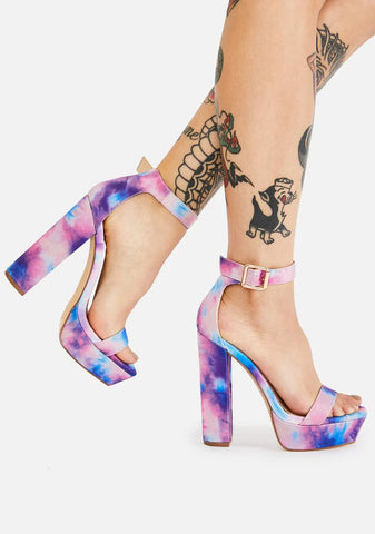 Sunset Model Walk Platform Heels