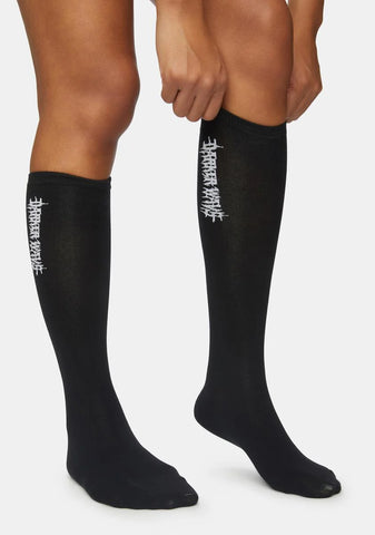 Synth Vertical Logo Crew Socks
