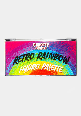 Retro Rainbow Hydro Eyeshadow Palette