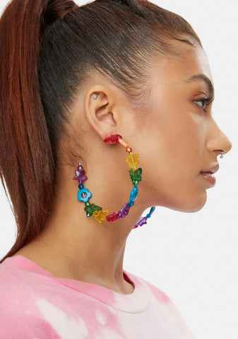 Love Me Gently Hoop Earrings