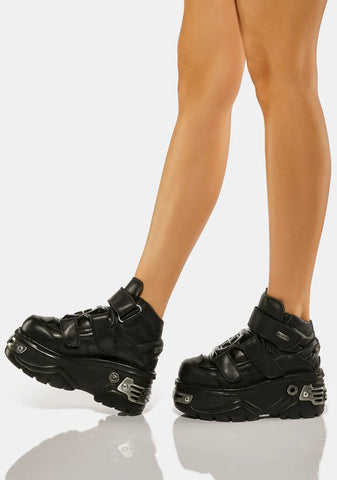 Metallic C3 Leather Ankle Boots