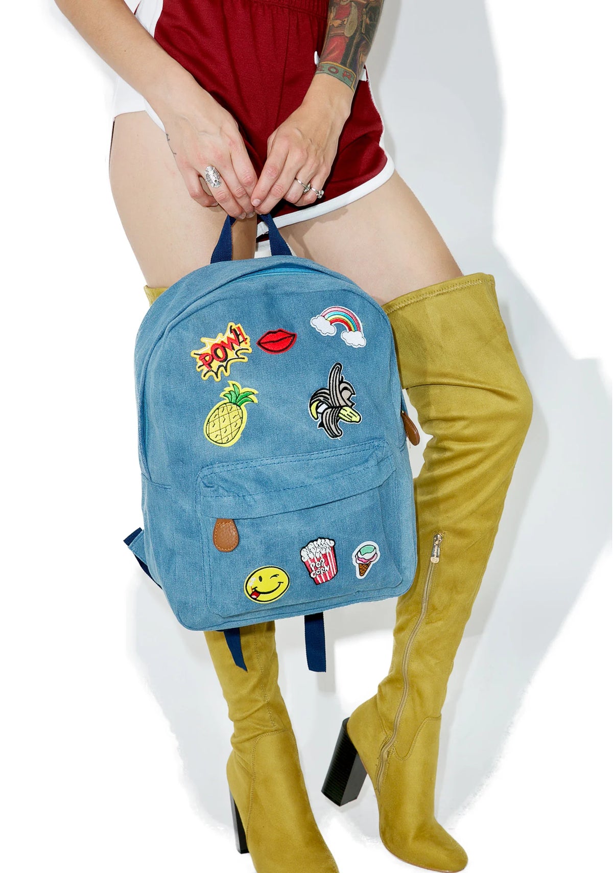 New Flair Patch Backpack