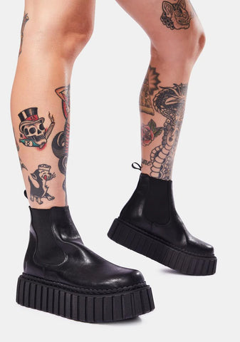 Pls Cut it Out Ankle Boots