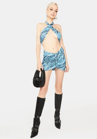 Ride That Wave Mini Dress