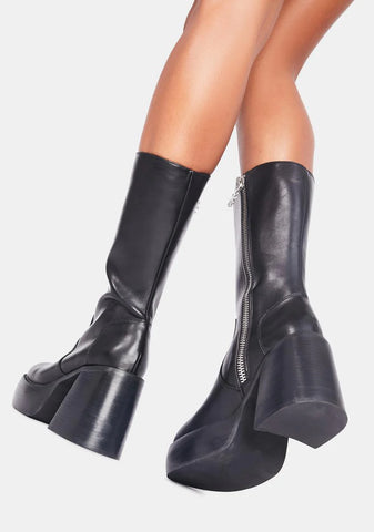 New Moon Mischief Knee High Boots