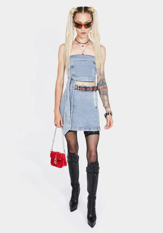 Royce Denim Mini Skirt