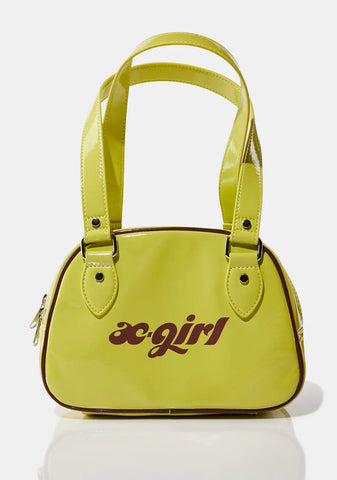 Yellow Mini Boston Bag