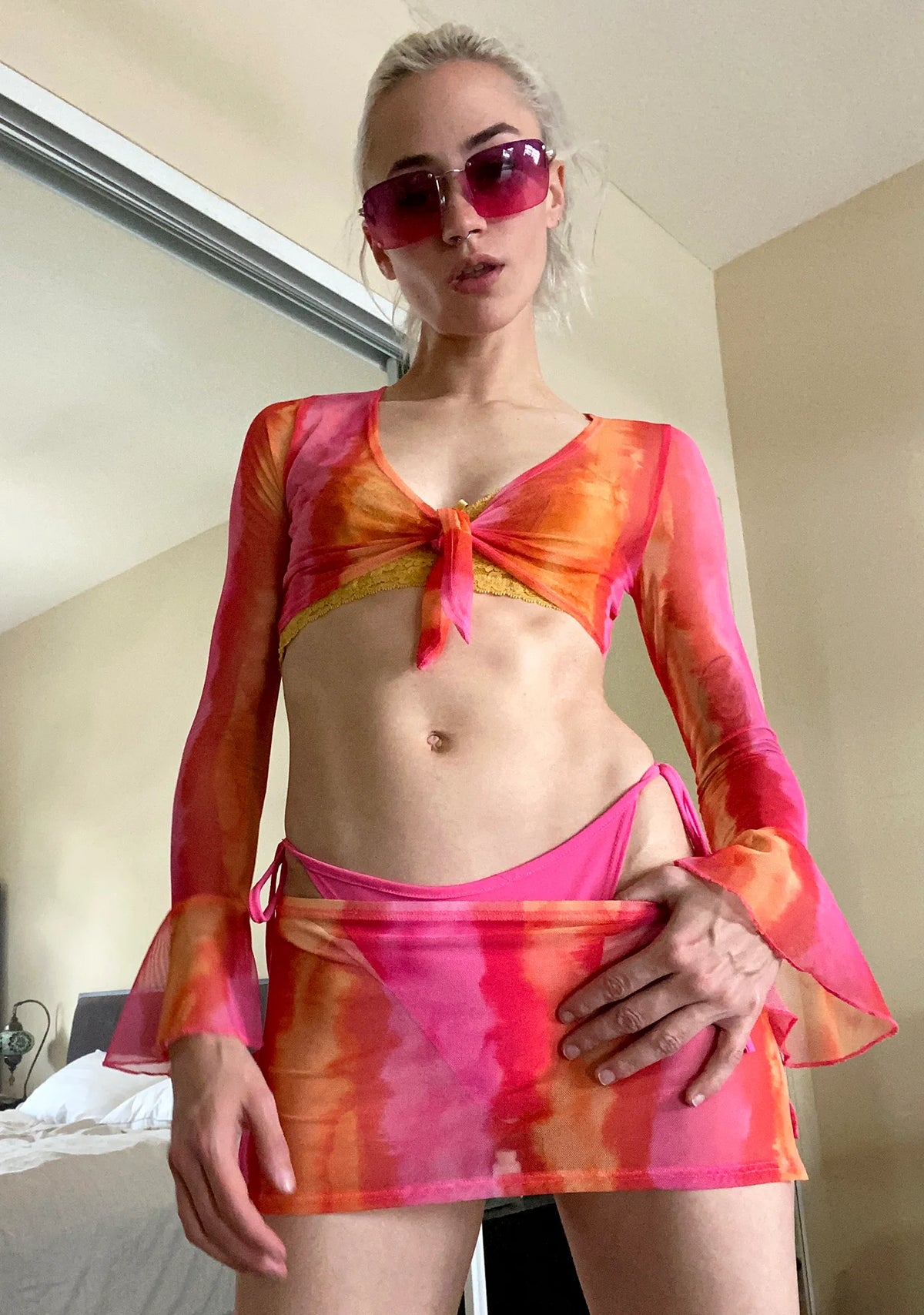 Away On Vacay Three Piece Skirt Set