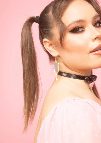 Fairest Of Them All Mirror Earrings