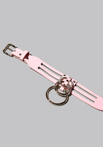 Make Me Vegan Leather Choker