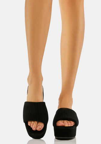 Breezin' By Platform Slide Sandals