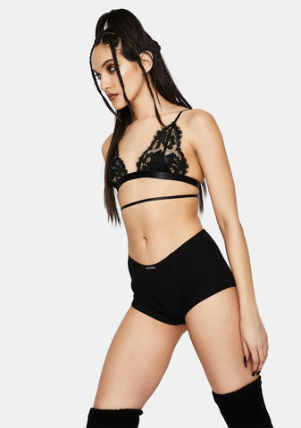 Black Starlit Bralette
