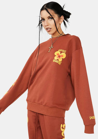 Rust Good Energy Sweatshirt