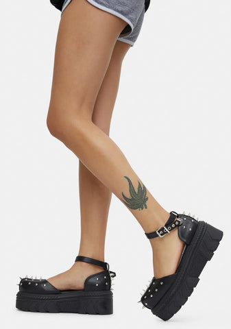 Perfect Storm Grunge Platform Mary Janes
