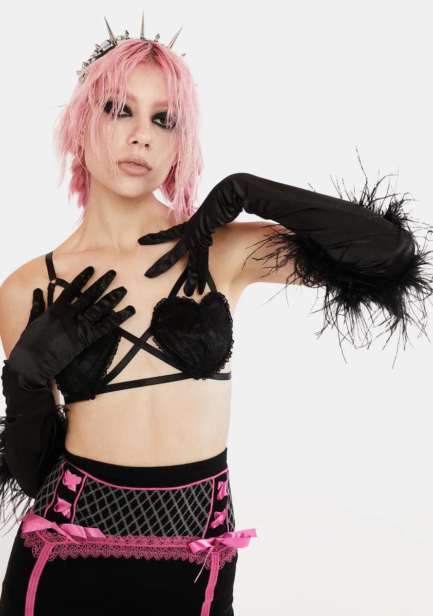 Unspoken Rules Satin Gloves