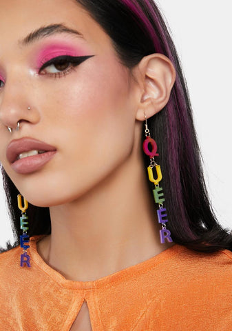 Queer Life Rainbow Earrings