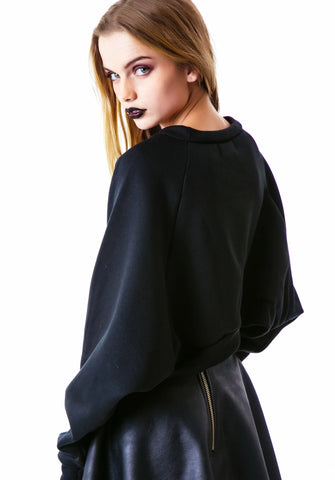 Trippy Cropped Sweatshirt