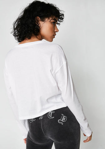 Juicy Wildstyle Cropped Long Sleeve Tee