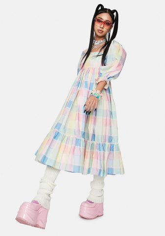 The Pub Garden French Puff Dress