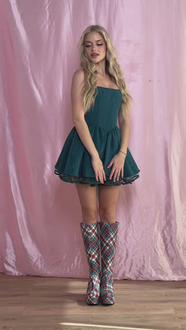 Magic Moves Corset Dress - Green