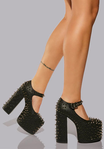 Can't Catch Me Platform Mary Janes