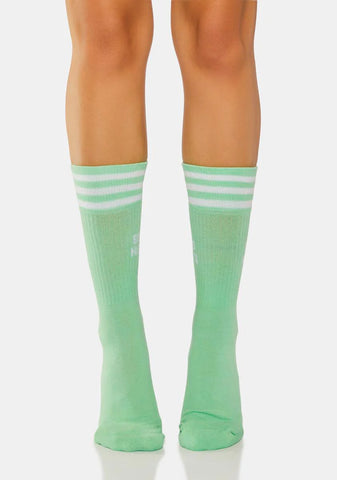 Send Nudes Crew Socks