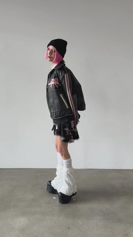 Tough Cutie Vegan Leather Jacket