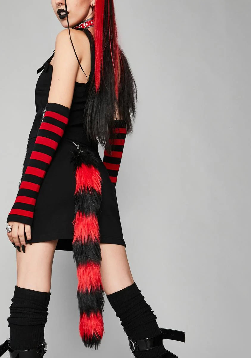 Scene Queen Mini Skirt And Sleeves Set