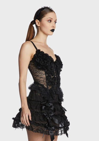 Grim In Bloom Corset