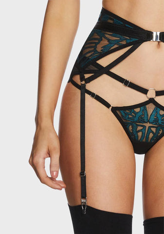 Monarch Mesh Garter