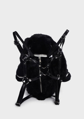 Dark Safe Word Bunny Backpack