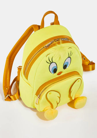 Looney Tunes Tweety Plush Mini Backpack