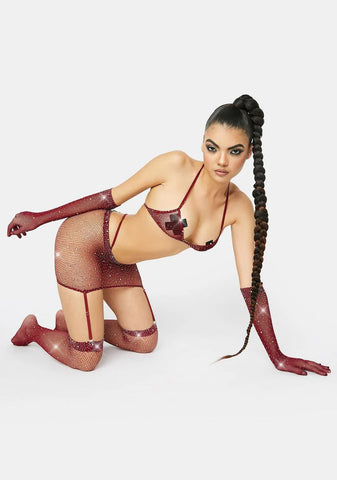 Run A Risk 5 Piece Lingerie Set