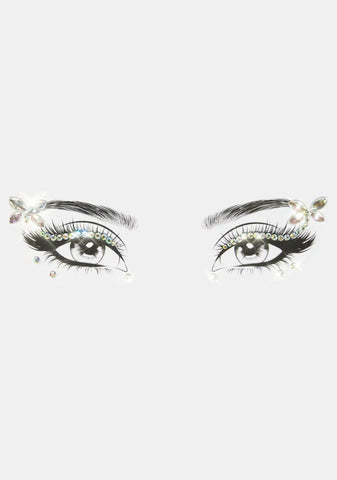 Chrome Butterfly Iridescent Eye Gems