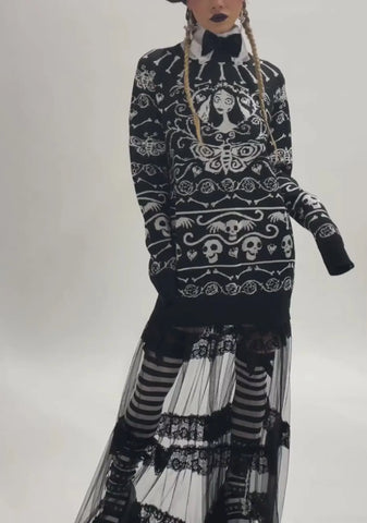 Grave Confusions Knit Sweater