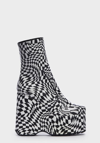 Aftershock Checkered Boots