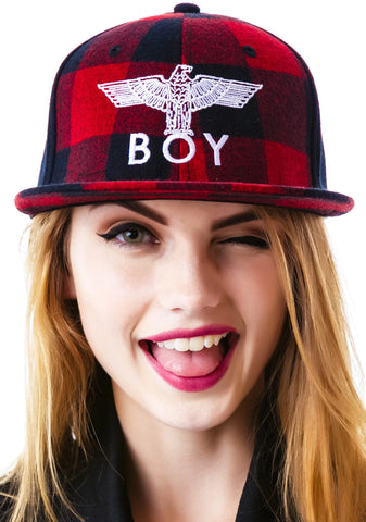 BOY Plaid Cap
