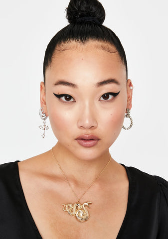 Solid Venom Snake Necklace