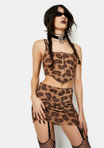 Night Flock Elix Corset Top